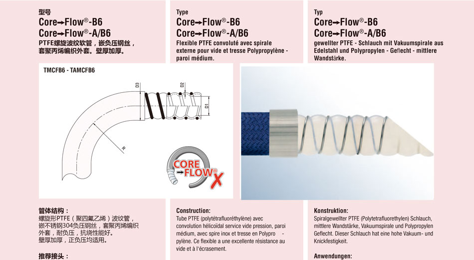 Core Flow ；Core Flow-B6 ；Core Flow-A/B6